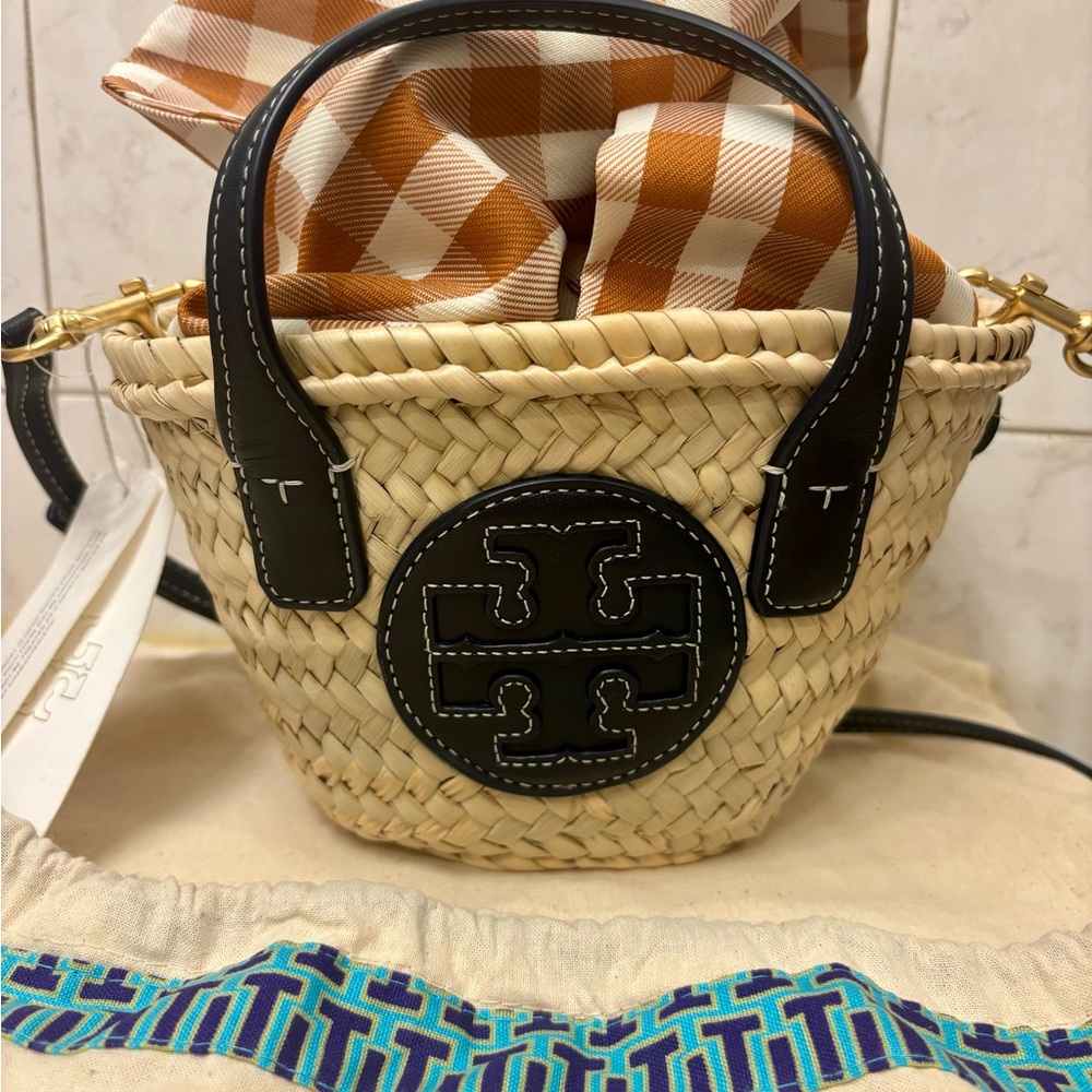Tory Burch Straw micro crossbody